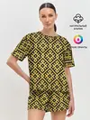 Женская пижама с шортами / Обережная Вышивка