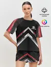 Женская пижама с шортами / Lexus abstract line