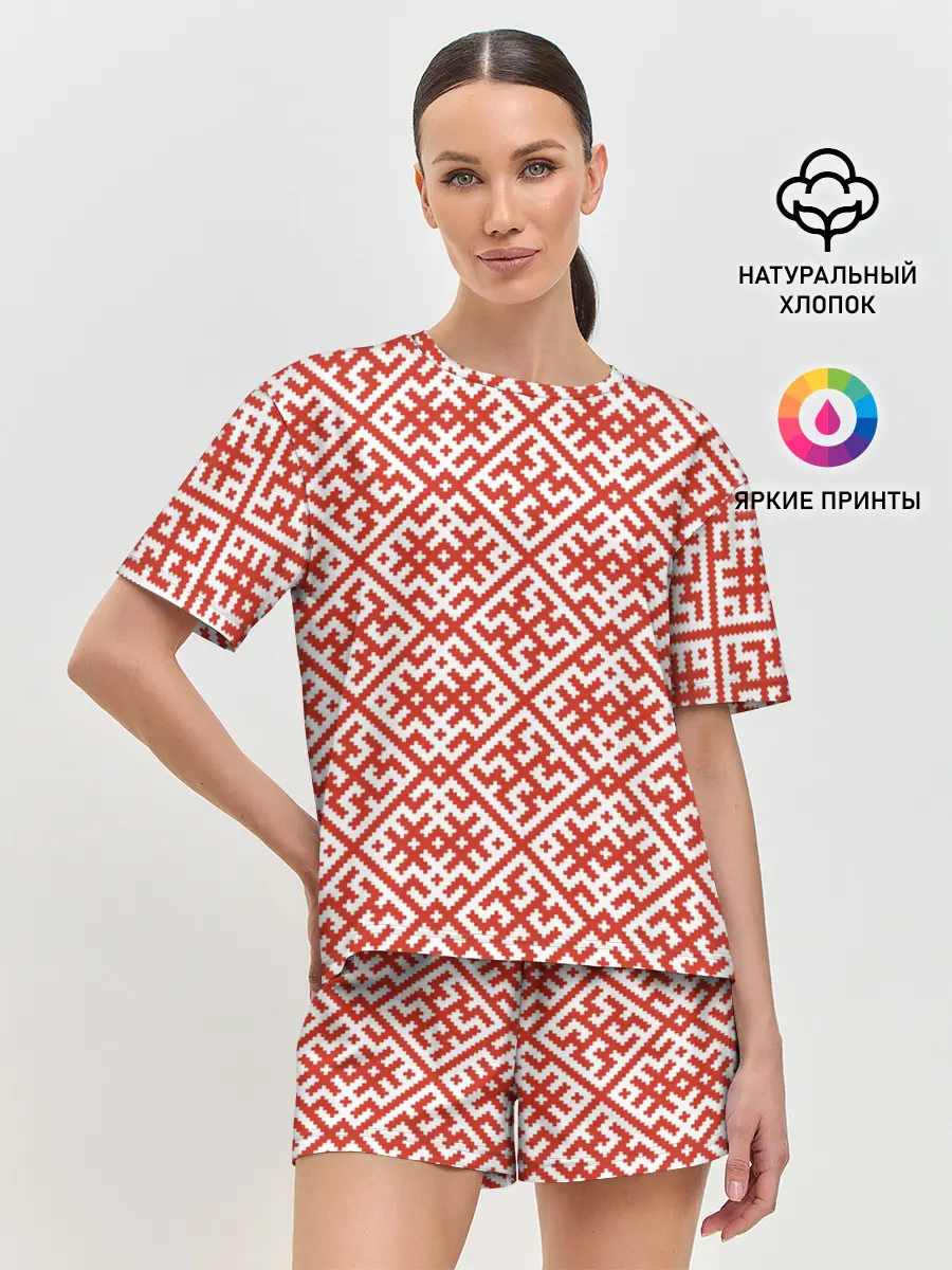 Женская пижама с шортами / Духобор