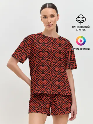 Женская пижама с шортами / Духобор