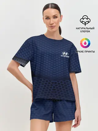 Женская пижама с шортами / Hyundai SPORT MOTORS