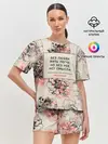 Женская пижама с шортами / Цитаты Льва Толстого