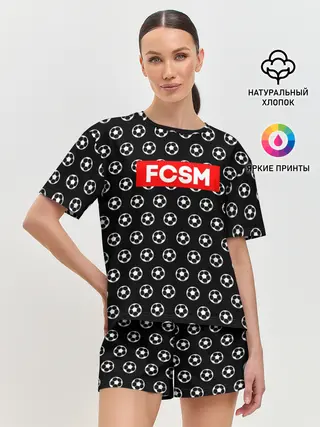 Женская пижама с шортами / Футбольная мода