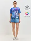 Женская пижама с шортами / Miku на фоне космоса