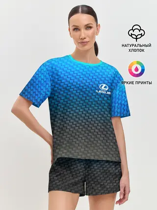 Женская пижама с шортами / LEXUS COLLECTION CARBON