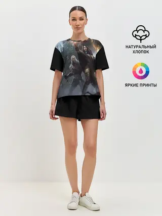 Женская пижама с шортами / Геральт и Йен