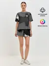 Женская пижама с шортами / BARCELONA SPORT GRAY