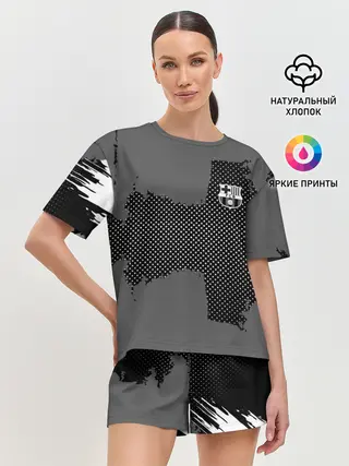 Женская пижама с шортами / BARCELONA SPORT GRAY