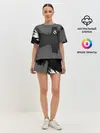 Женская пижама с шортами / REAL MADRID SPORT GRAY