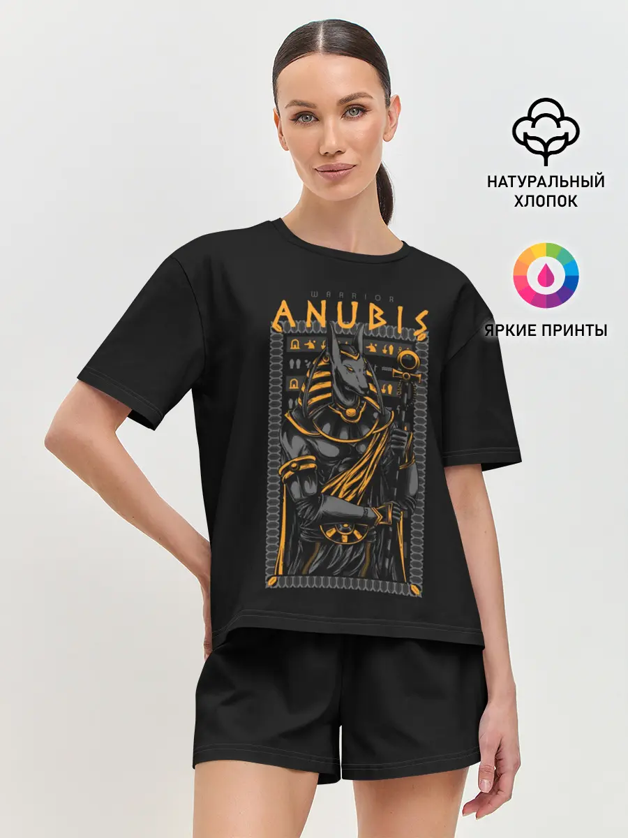 Женская пижама с шортами / Анубис Воин
