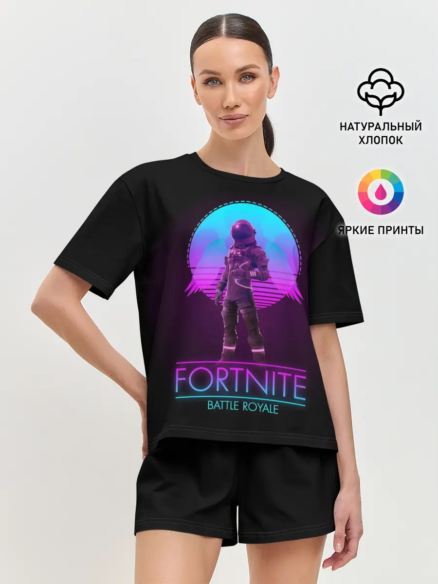 Женская пижама с шортами / Fortnite Battle Royale