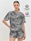Женская пижама с шортами / Octopus dark