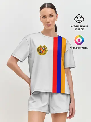 Женская пижама с шортами / I Love Armenia