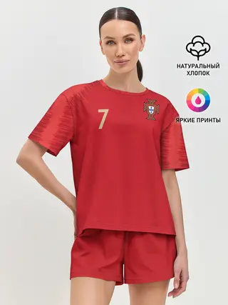 Женская пижама с шортами / Роналду 2018 ЧМ