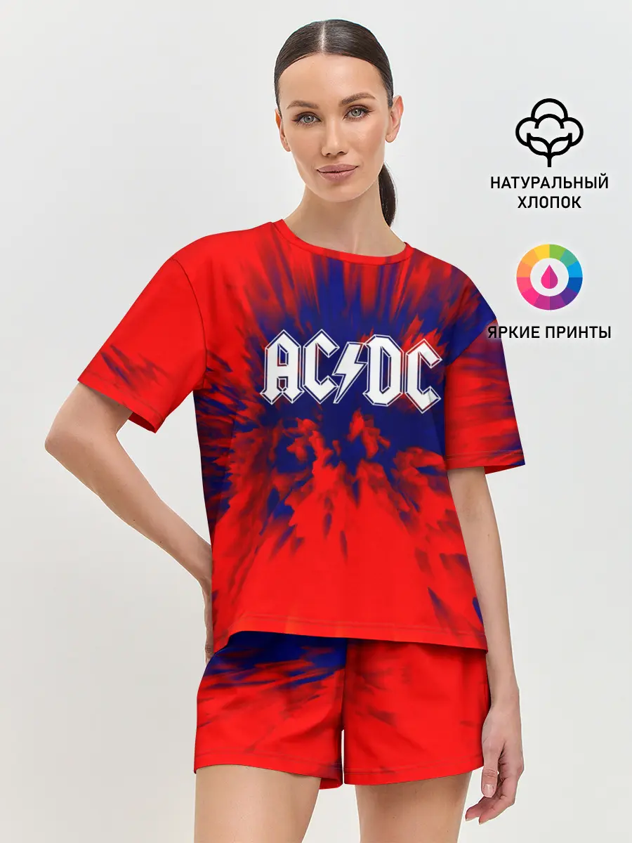 Женская пижама с шортами / AC/DC