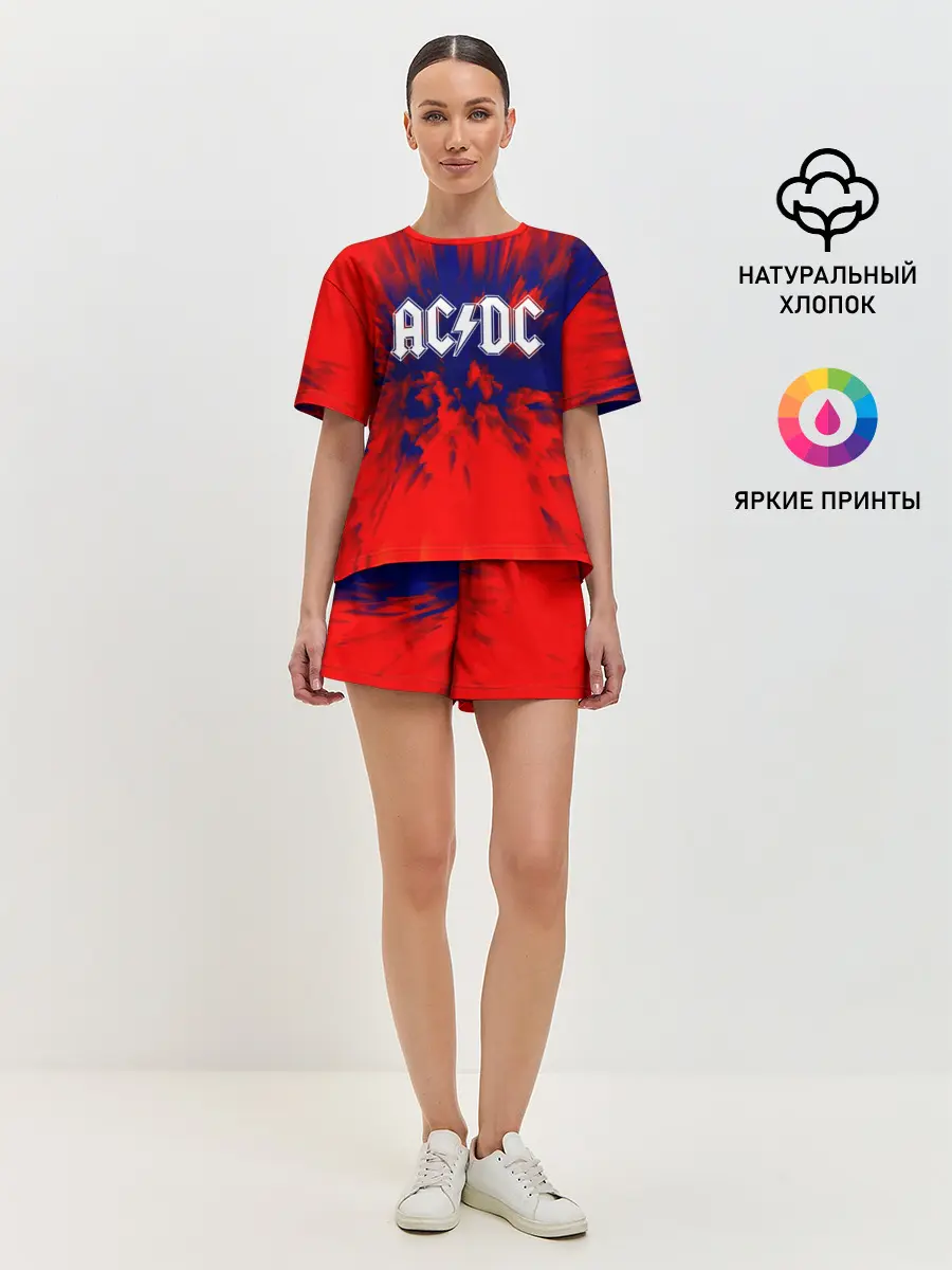Женская пижама с шортами / AC/DC
