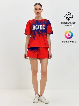 Женская пижама с шортами / AC/DC
