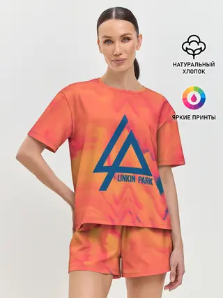 Женская пижама с шортами / LINKIN PARK