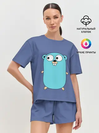 Женская пижама с шортами / Golang