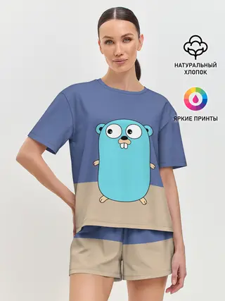 Женская пижама с шортами / Golang