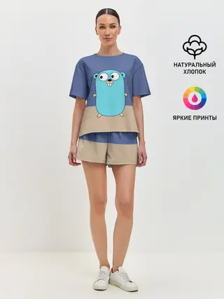 Женская пижама с шортами / Golang
