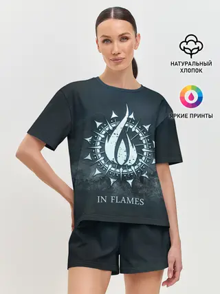 Женская пижама с шортами / In Flames