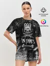 Женская пижама с шортами / In Flames King