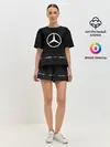 Женская пижама с шортами / Mercedes sport auto abstract