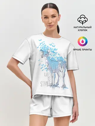 Женская пижама с шортами / Life is Strange. Олень