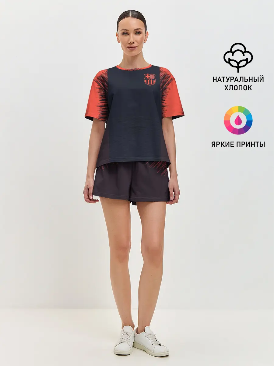 Женская пижама с шортами / Barcelona Training 18-19