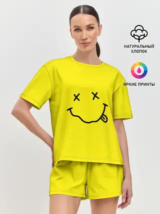 Женская пижама с шортами / Nirvana