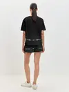 Женская пижама с шортами / Russia-collection black 2018