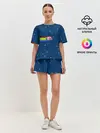 Женская пижама с шортами / Нянкот