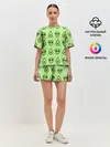 Женская пижама с шортами / Green (P007_P004ooo1498317, P004ooo1498317)