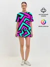 Женская пижама с шортами / Abstract Background 4