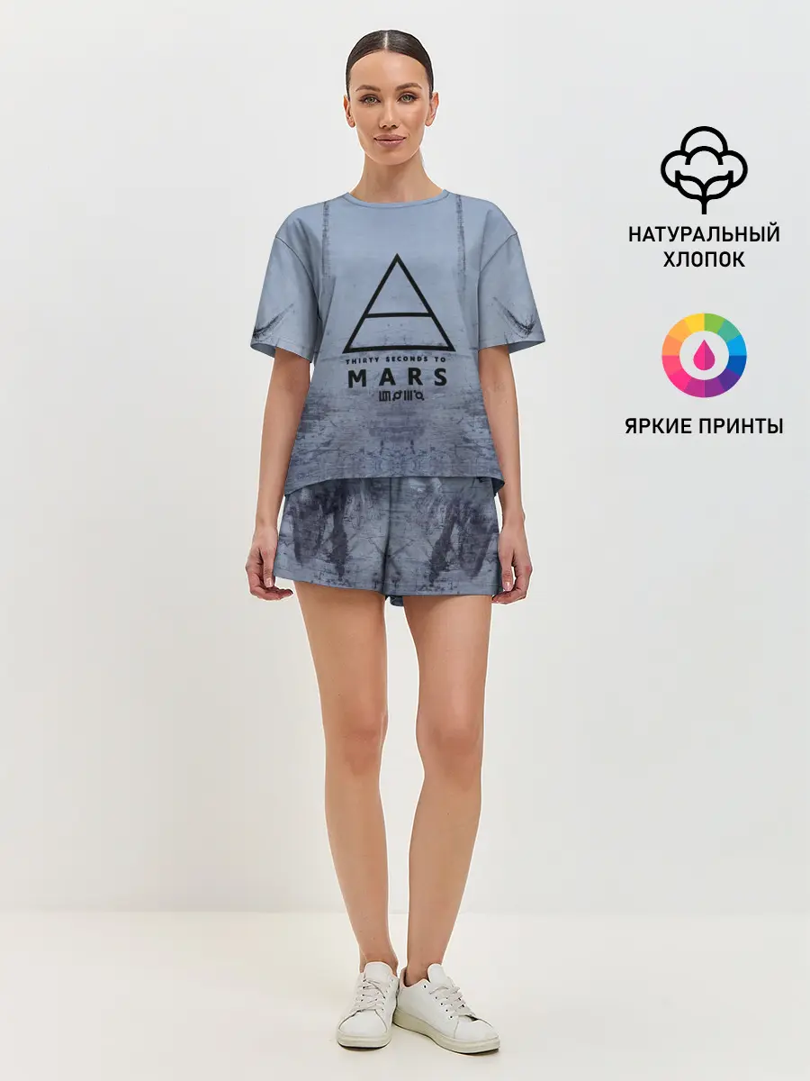 Женская пижама с шортами / 30 Seconds to Mars