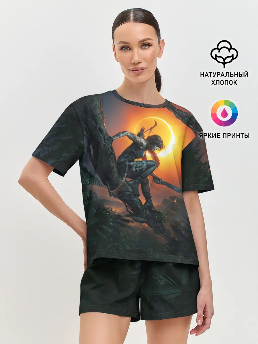 Женская пижама с шортами / Shadow of the Tomb Raider