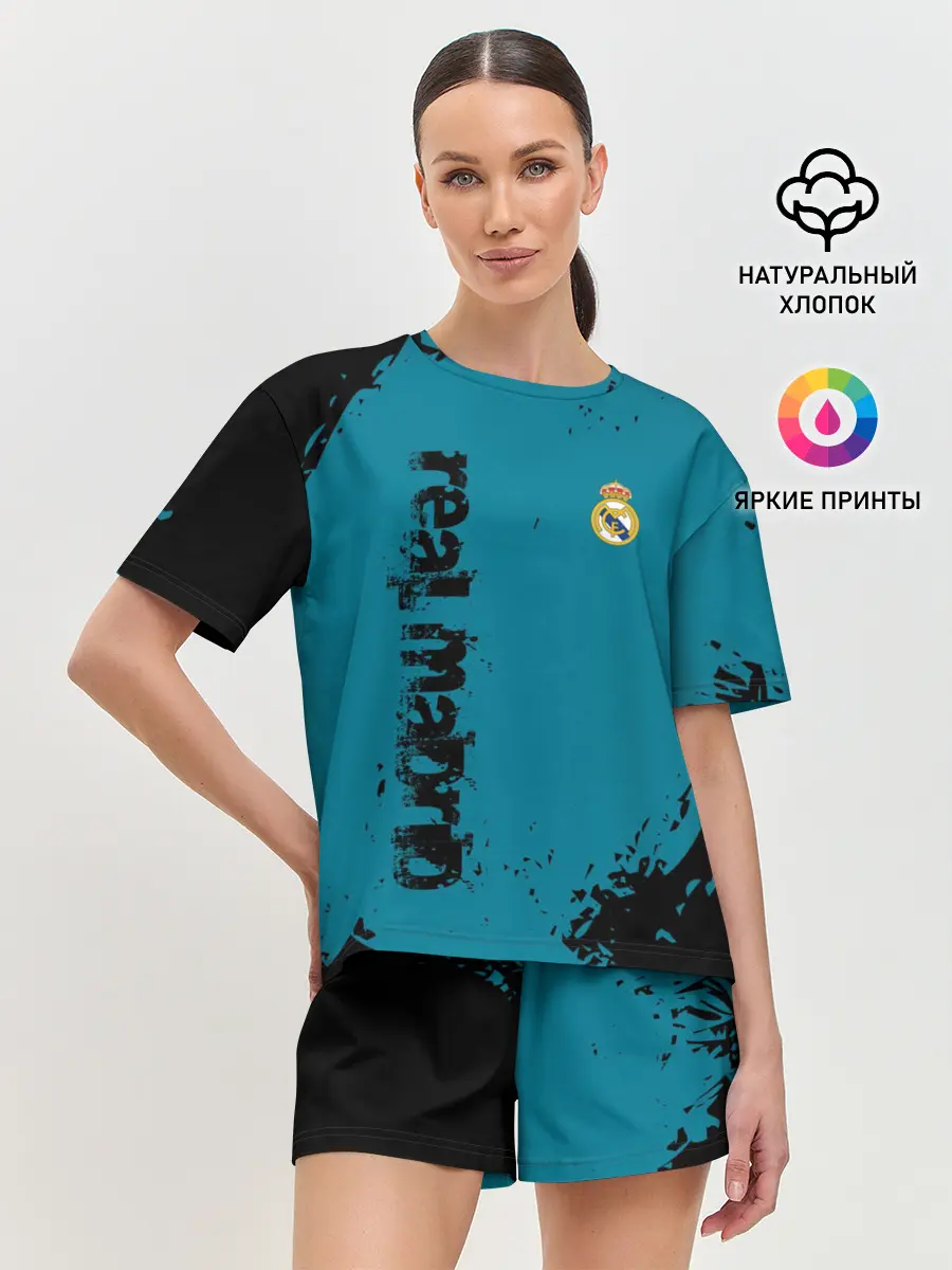 Женская пижама с шортами / REAL MADRID