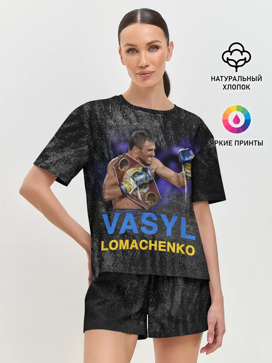 Женская пижама с шортами / Василий Ломаченко_2