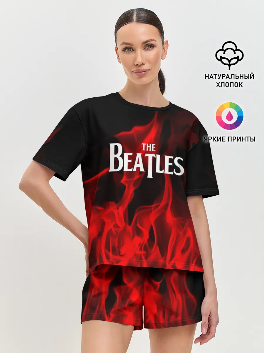 Женская пижама с шортами / The Beatles