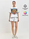 Женская пижама с шортами / 100 лет пограничным войскам