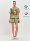 Женская пижама с шортами / Звезда дачника