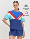 Женская пижама с шортами / Стиль 90 х