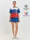 Женская пижама с шортами / ФЛАГ РОССИИ.