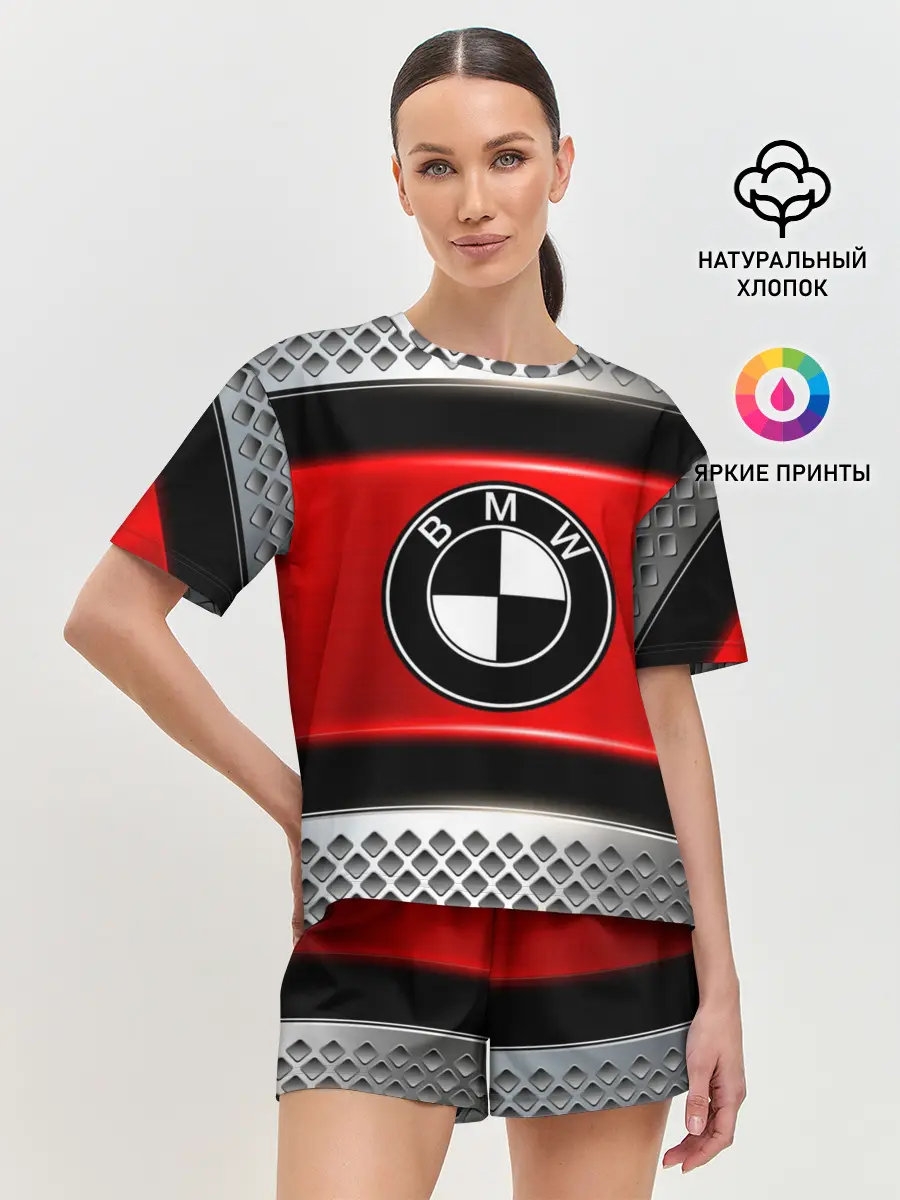 Женская пижама с шортами / BMW