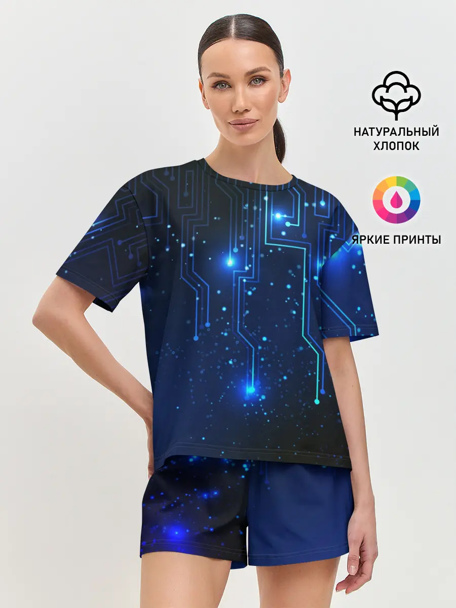 Женская пижама с шортами / Схемы