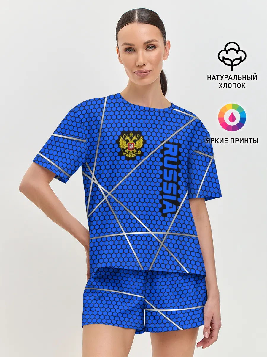 Женская пижама с шортами / Russia