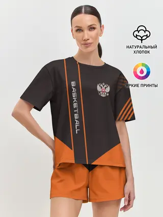 Женская пижама с шортами / Баскетбол