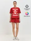 Женская пижама с шортами / Красная машина