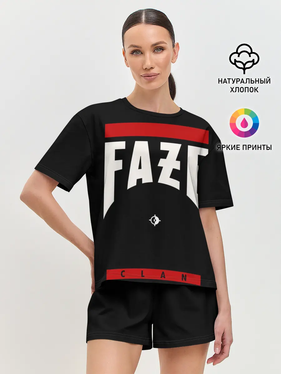 Женская пижама с шортами / Faze Clan